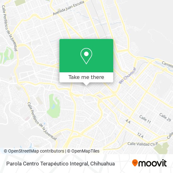 Mapa de Parola Centro Terapéutico Integral
