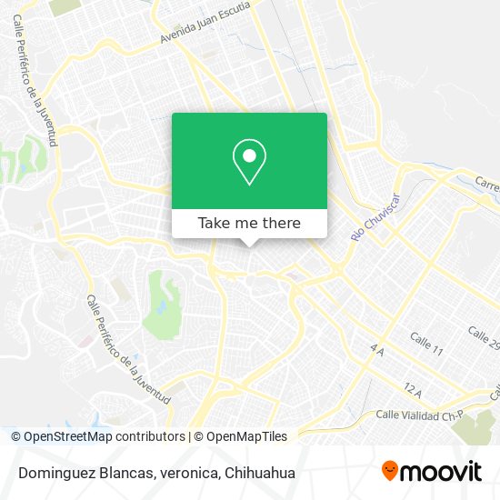 Dominguez Blancas, veronica map