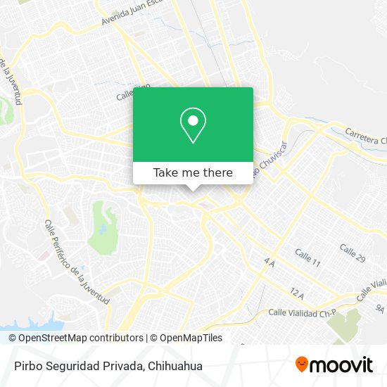 Mapa de Pirbo Seguridad Privada