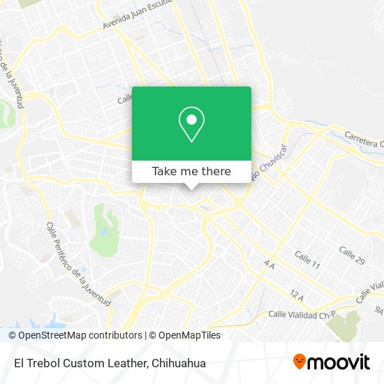 Mapa de El Trebol Custom Leather