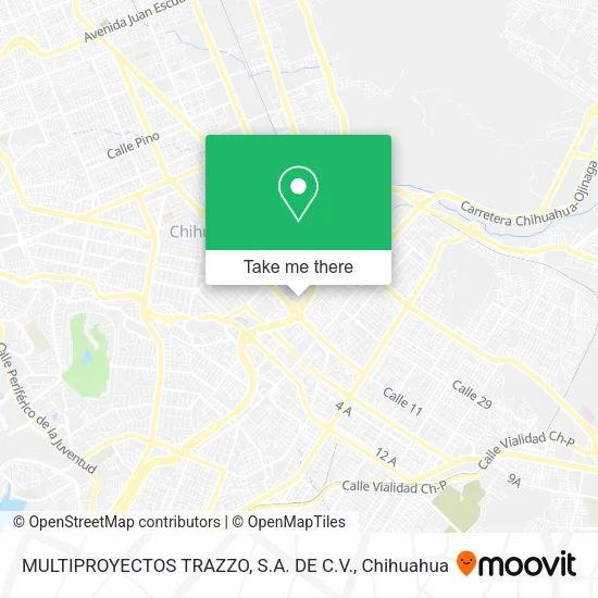 MULTIPROYECTOS TRAZZO, S.A. DE C.V. map