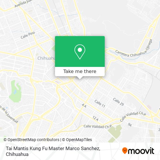 Tai Mantis Kung Fu Master Marco Sanchez map