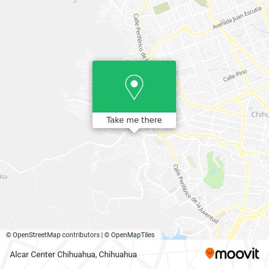 Alcar Center Chihuahua map