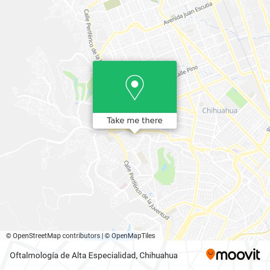 Mapa de Oftalmología de Alta Especialidad