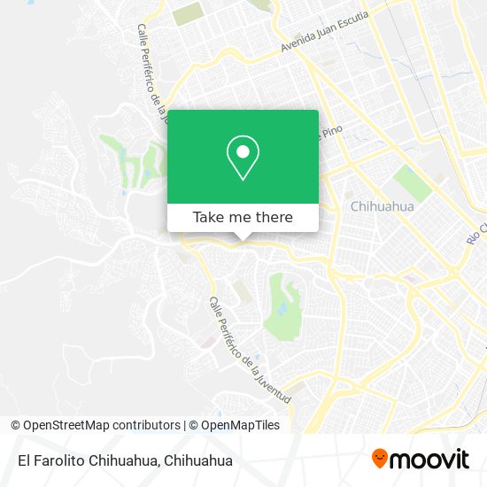 Mapa de El Farolito Chihuahua