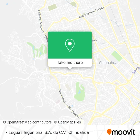 Mapa de 7 Leguas Ingenieria, S.A. de C.V.