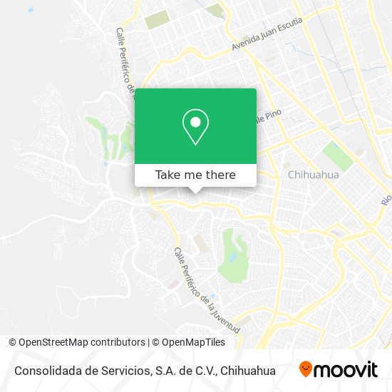 Mapa de Consolidada de Servicios, S.A. de C.V.