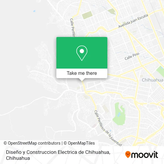 Mapa de Diseño y Construccion Electrica de Chihuahua