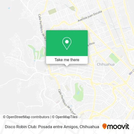 Mapa de Disco Robin Club: Posada entre Amigos