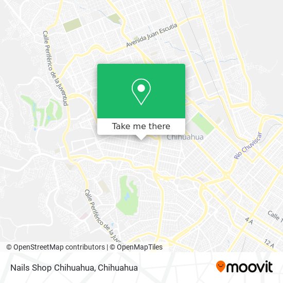 Nails Shop Chihuahua map