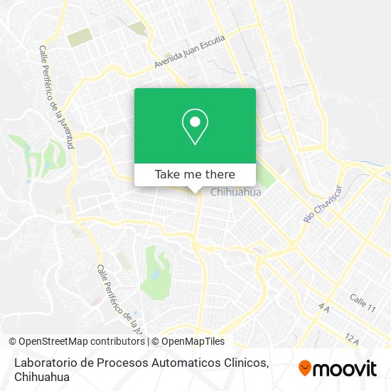 Mapa de Laboratorio de Procesos Automaticos Clinicos