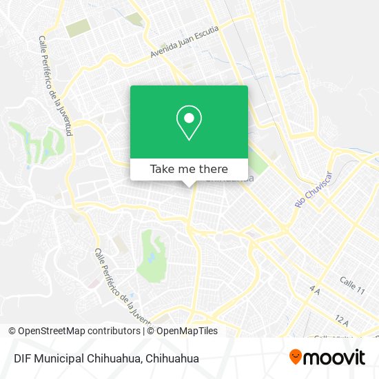 DIF Municipal Chihuahua map