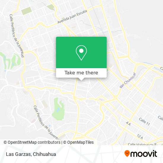 Mapa de Las Garzas