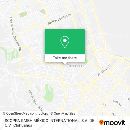 Mapa de SCOPPA GMBH MÉXICO INTERNATIONAL, S.A. DE C.V.
