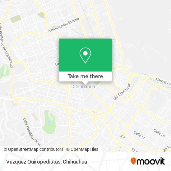 Vazquez Quiropedistas map