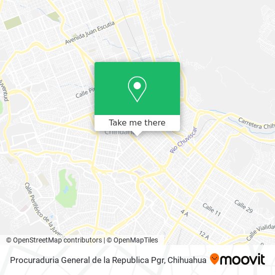 Mapa de Procuraduria General de la Republica Pgr