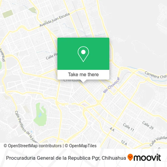 Mapa de Procuraduria General de la Republica Pgr
