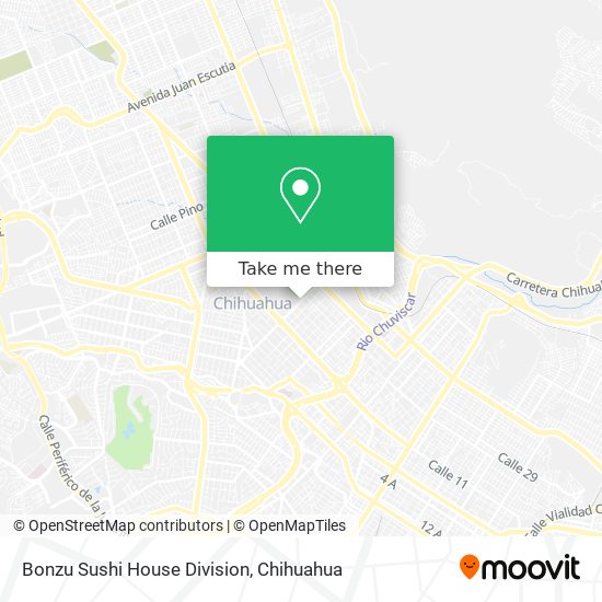 Bonzu Sushi House Division map