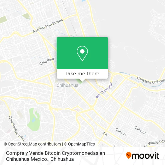 Compra y Vende Bitcoin Cryptomonedas en Chihuahua Mexico. map