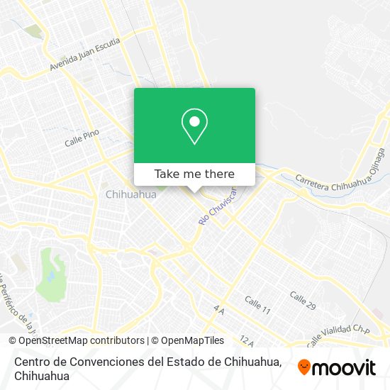 Centro de Convenciones del Estado de Chihuahua map