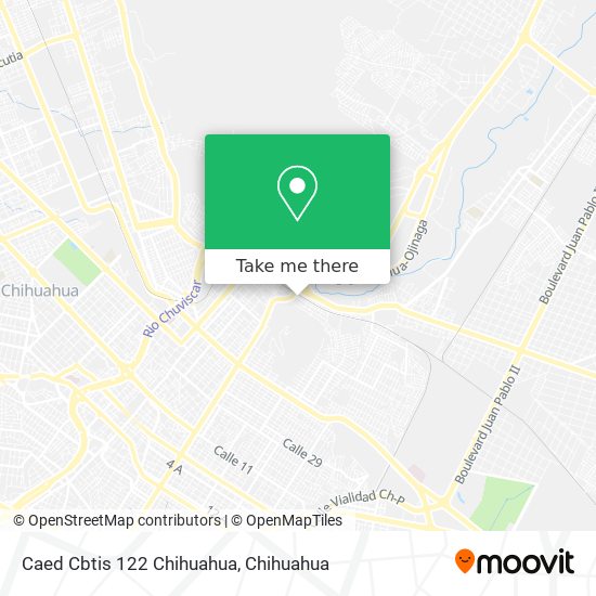 Caed Cbtis 122 Chihuahua map