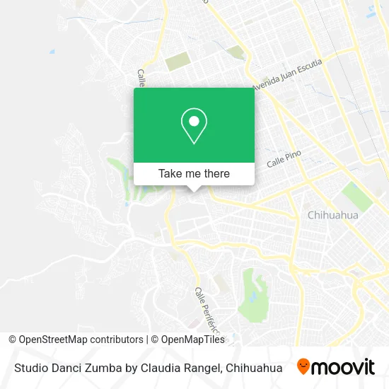 Mapa de Studio Danci Zumba by Claudia Rangel