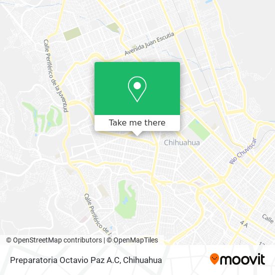 Mapa de Preparatoria Octavio Paz A.C