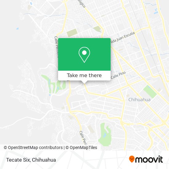 Mapa de Tecate Six