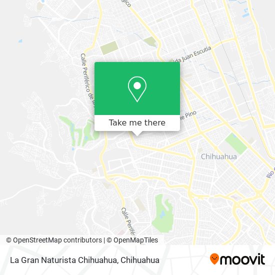 La Gran Naturista Chihuahua map