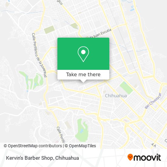 Mapa de Kervin's Barber Shop