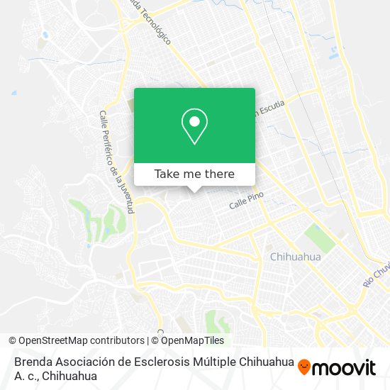 Mapa de Brenda Asociación de Esclerosis Múltiple Chihuahua A. c.