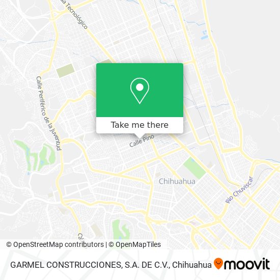 GARMEL CONSTRUCCIONES, S.A. DE C.V. map