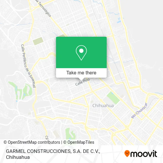 GARMEL CONSTRUCCIONES, S.A. DE C.V. map
