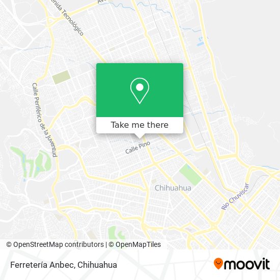 Ferretería Anbec map