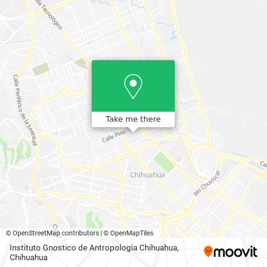 Mapa de Instituto Gnostico de Antropologia Chihuahua
