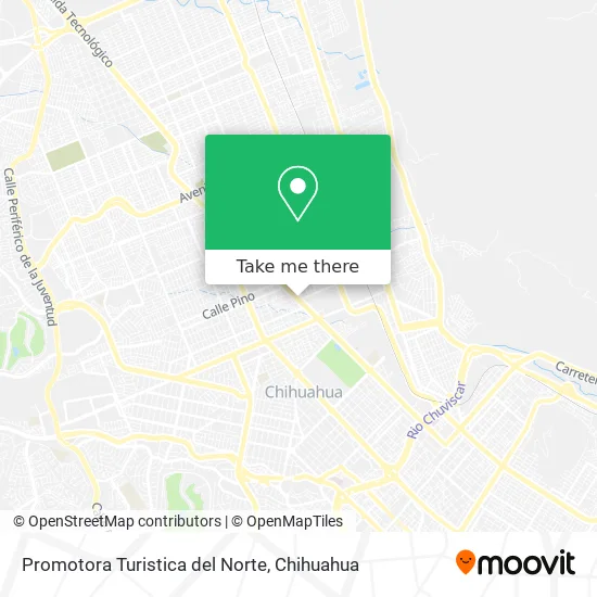 Promotora Turistica del Norte map