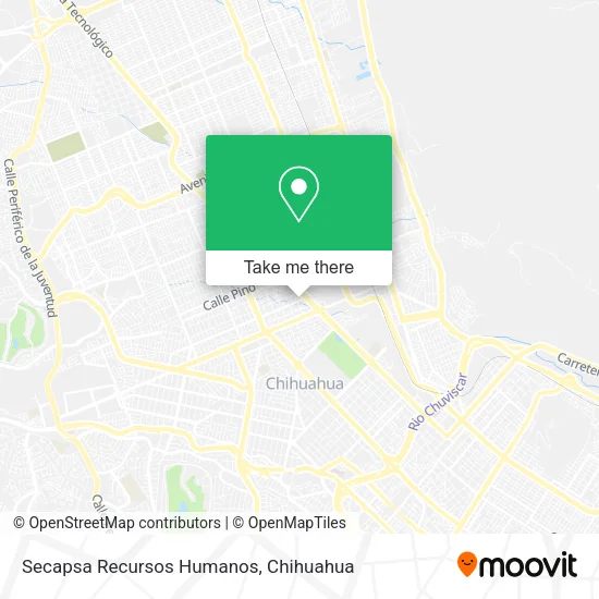 Mapa de Secapsa Recursos Humanos