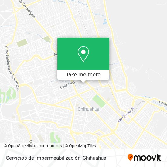 Mapa de Servicios de Impermeabilización