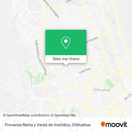 Provenza Renta y Venta de Vestidos map