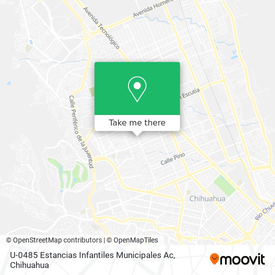 U-0485 Estancias Infantiles Municipales Ac map