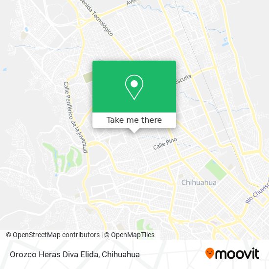 Orozco Heras Diva Elida map