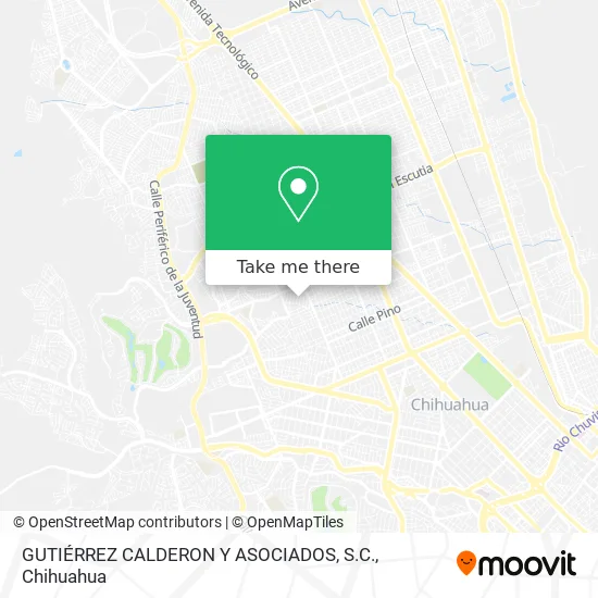 GUTIÉRREZ CALDERON Y ASOCIADOS, S.C. map