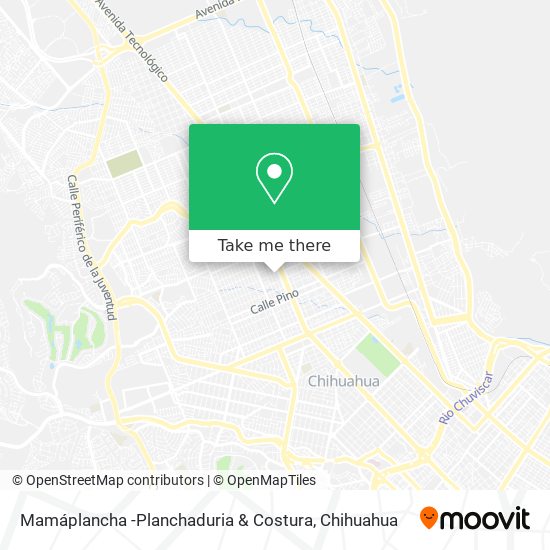 Mapa de Mamáplancha -Planchaduria & Costura