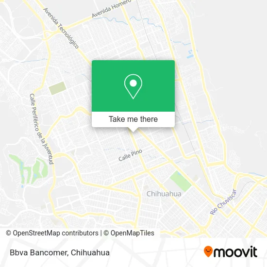 Mapa de Bbva Bancomer