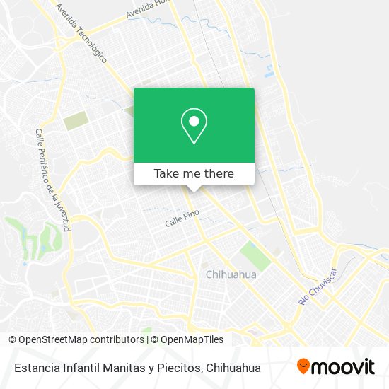 Estancia Infantil Manitas y Piecitos map