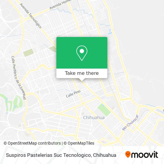 Mapa de Suspiros Pastelerias Suc Tecnologico