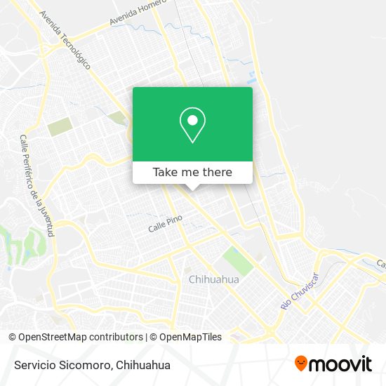 Mapa de Servicio Sicomoro