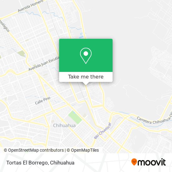 Tortas El Borrego map