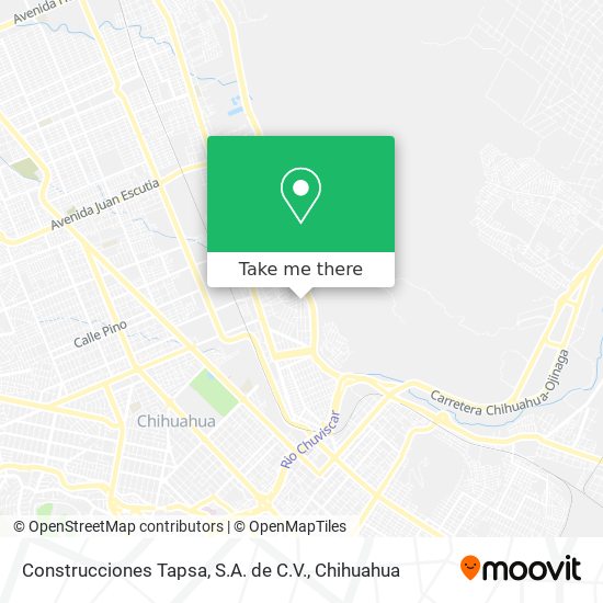 Mapa de Construcciones Tapsa, S.A. de C.V.