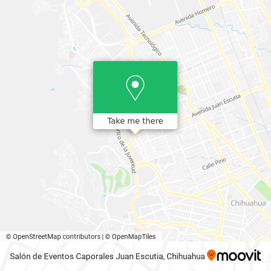 Salón de Eventos Caporales Juan Escutia map